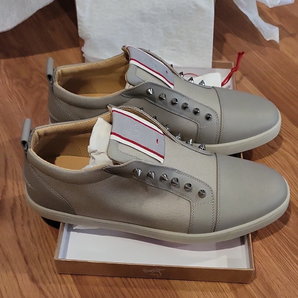 NIB Christian Louboutin F.A.V Fique A Vontade Sneakers Size 44.5